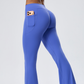 Wholesale Women's Activewear Zip Pocket Jacket & Flare Pants Yoga Set