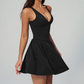 Wholesale Naked Feel Deep V-neckline Tennis Dress