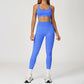Quick-Drying Sports Bra + Butt-Lifting Leggings 2-Piece Set