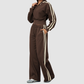 Wholesale Women's Hooded Sweatshirt and Long Sweatpants Set
