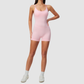 Wholesale Women's Seamless Tank & Biker Shorts Yoga Set