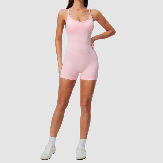 Wholesale Women's Seamless Tank & Biker Shorts Yoga Set