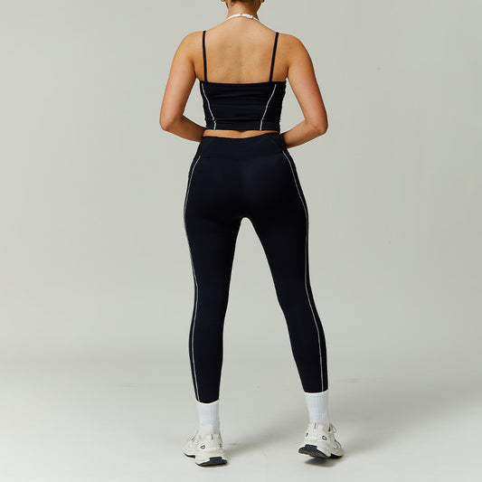 Wholesale Fake two-piece halter neck beautiful | Wonderxfans bulk activewear