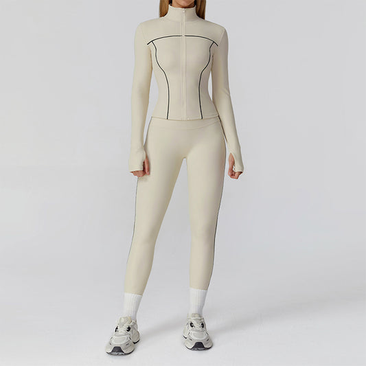 Wholesale Long Sleeve Full Zipper Jacket | Wonderxfans bulk activewear