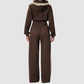 Wholesale Women's Hooded Sweatshirt and Long Sweatpants Set