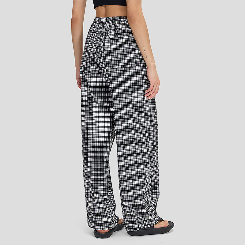 Wholesale plaid quick-drying running training pants