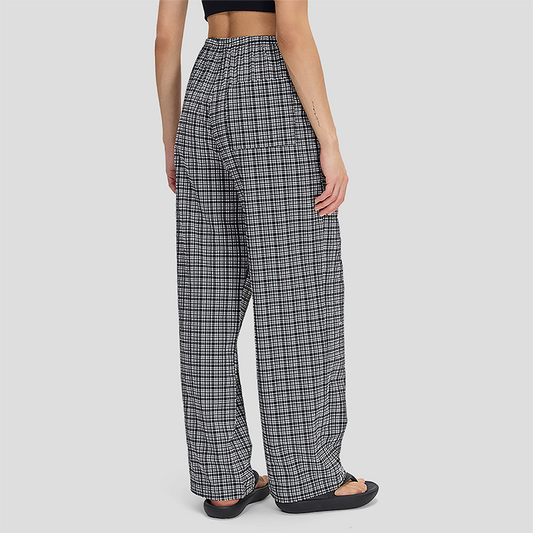 Wholesale plaid quick-drying running training pants