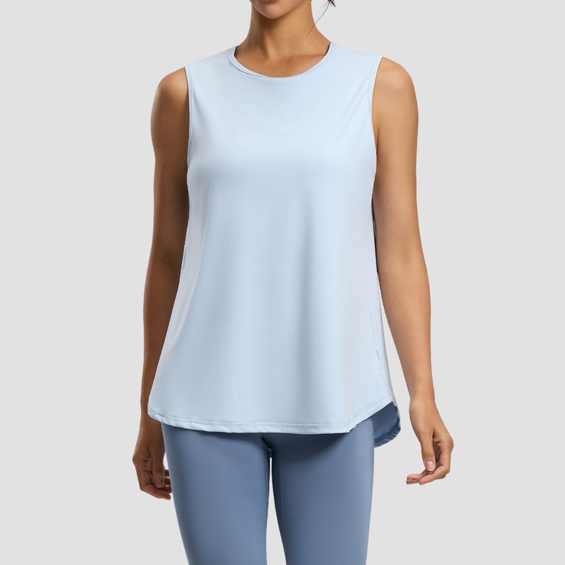 Wholesale Women's Loose Mesh Back Quick-Dry Yoga Tank Top