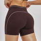Wholesale high waisted contrasting sports shorts