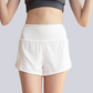 Wholesale Women's Fake Two-Piece Yoga Shorts – Quick-Dry Anti-Exposure