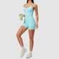 Wholesale Women's Seamless Tank & Biker Shorts Yoga Set