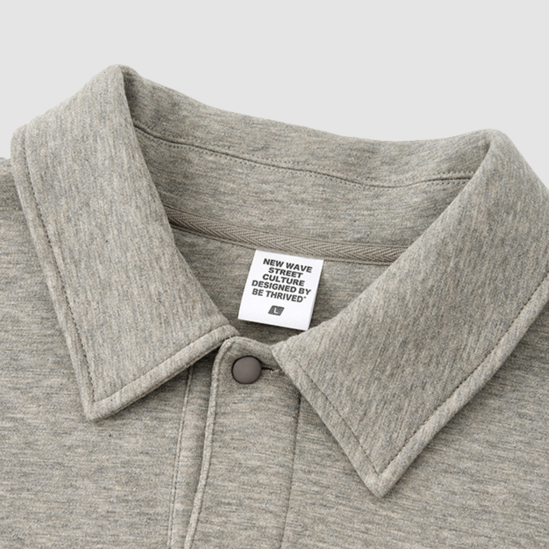 Wholesale Men’s Relaxed Half-Placket Polo Sweatshirt – Cotton Blend