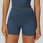 High-waisted hip-lifting tight-fitting sports shorts