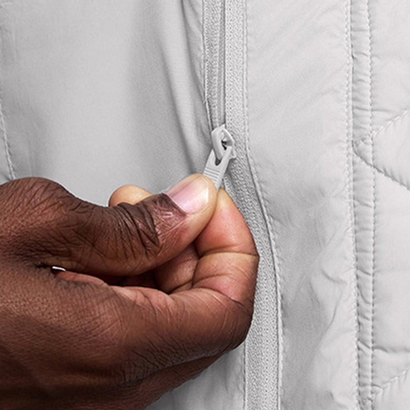 Drawcord-Hood Windproof Down Parka