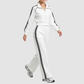 Wholesale Women’s Stripe Jacket & Straight-Leg Pants Separates – Cotton Blend Activewear