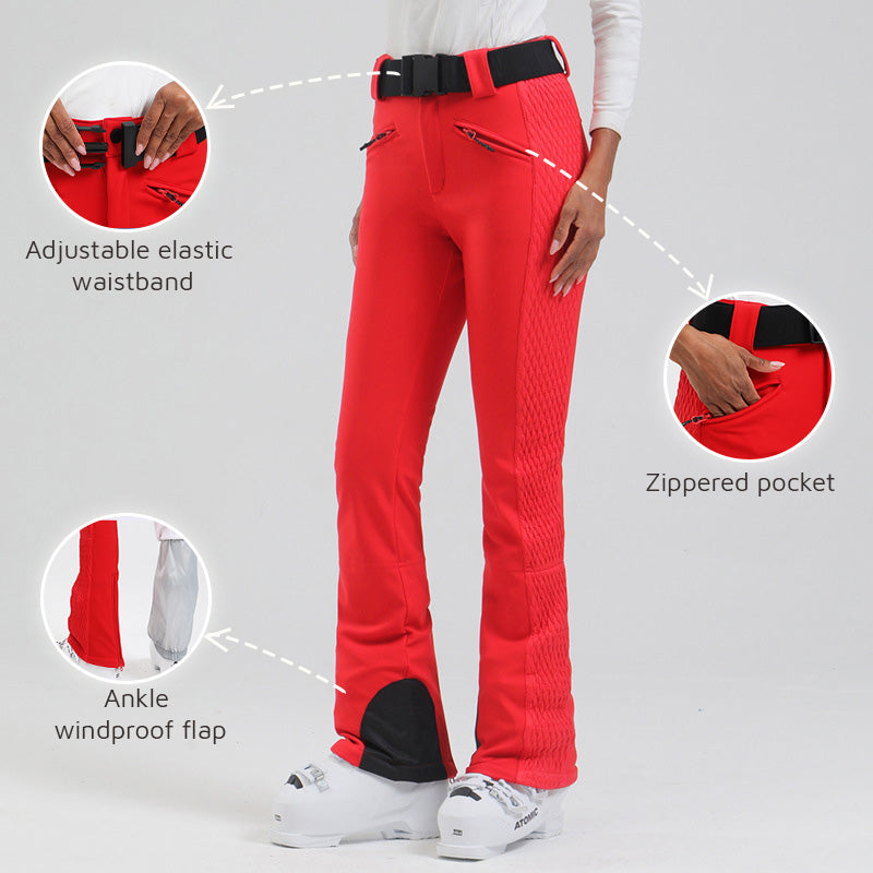 Women's Waterproof and Warm Ski Pants