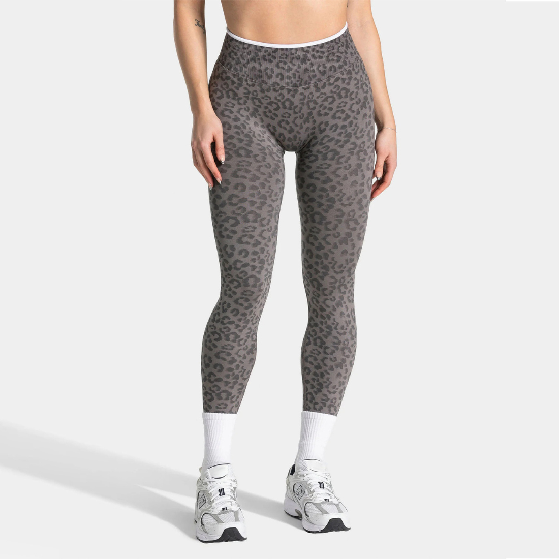 Wholesale Women's Seamless Leopard Print High-Waist Yoga Leggings