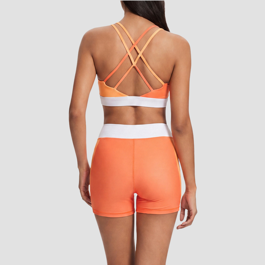 Wholesale Women's & Kids' Matching Yoga Set – Printed Pilates Bra & Leggings Mother-Daughter