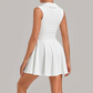 Wholesale Women's Quick-Dry Tennis Dress – Separate Shorts Anti-Exposure Pleated Yoga Skirt