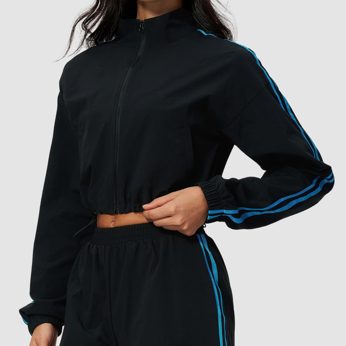 Wholesale Women's Quick-dry Stand-Collar Zip Sports Jacket