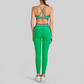 Wholesale Women's Cross-Back Sports Bra & High-Waist Leggings Set – Tummy Control Yoga Set