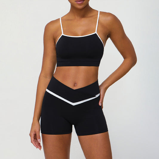 Wholesale Contrasted Color nude sports and | Wonderxfans bulk activewear