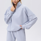 Wholesale Women's Half-Zip Pullover Sports Sweatshirt – Relaxed Fit Outdoor Running Jacket
