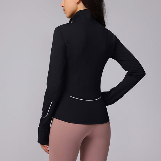 Wholesale Stand Collar Full Zipper Reflective | Wonderxfans bulk activewear
