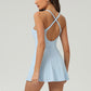 Quick-Drying Spaghetti Straps Sports Dress