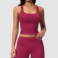 Wholesale Women's I-shape back removable padded tank top