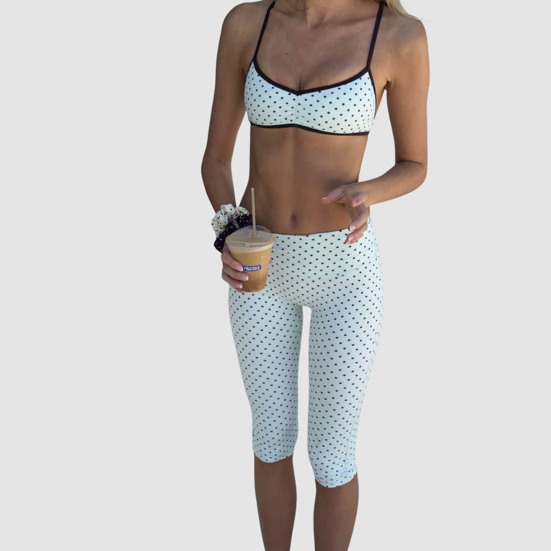 Wholesale Women’s Printed Racerback Tank+Capri Pants Set