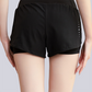 Wholesale Women's Fake Two-Piece Yoga Shorts – Quick-Dry Anti-Exposure