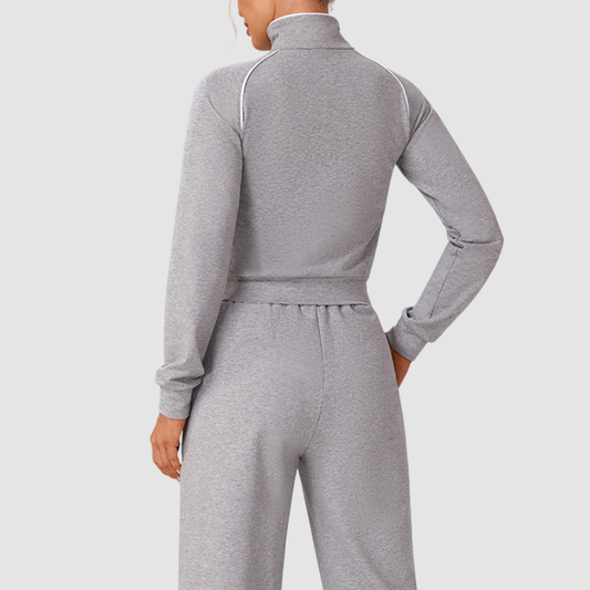 Wholesale color-blocked turtleneck sweatshirts | Wonderxfans bulk activewear