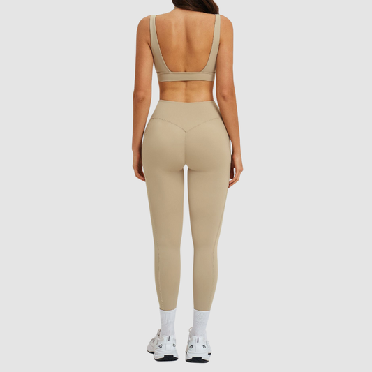Wholesale strappy halter bra and tight | Wonderxfans bulk activewear