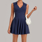 Wholesale Women's Quick-Dry Tennis Dress – Separate Shorts Anti-Exposure Pleated Yoga Skirt