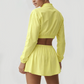 Wholesale Women's Ice-Cool Zip-Up Long Sleeve Jacket & Tennis Skirt Set – Quick-Dry Sun Protection