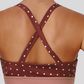 Wholesale cross-back high elasticity sports bra