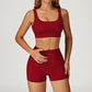 SPORTS BRA+High-waist shorts 2-PIECE SET