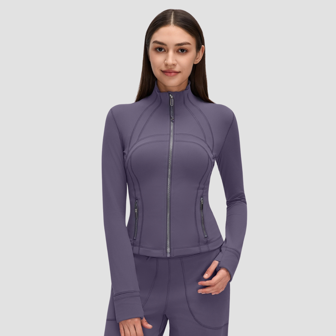 Wholesale Women's Stand-Collar Zip sports cycling Jacket