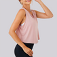 Wholesale Women's Open-Back Yoga Vest – Loose Breathable Gym Running Tank Top