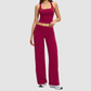 Wholesale Racerback Tank Top + Loose Wide-Leg Pants