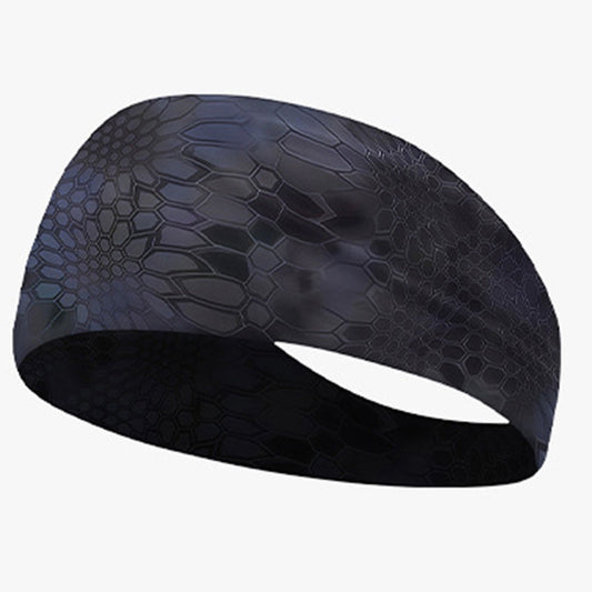 Quick-dry wide elastic sweat-absorbent sports headband