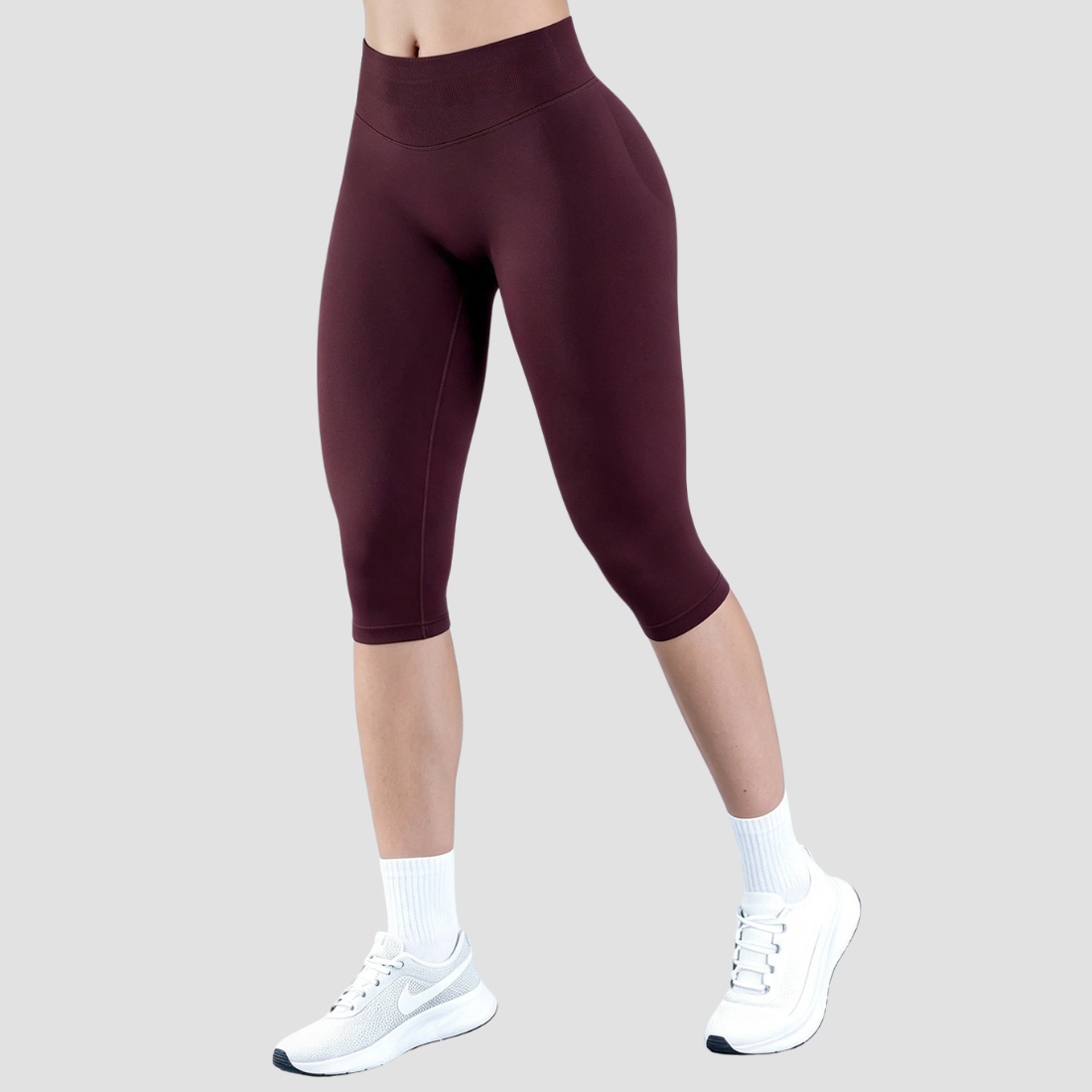 Wholesale Women's Seamless Capri Yoga Leggings – XS Women's Clothing