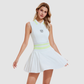 Wholesale Women's Sleeveless Tank Top & Pleated Tennis Skirt Set – 2-Piece Athletic Outfit YCF251890