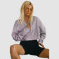 Wholesale women's short pullover sweatshirts