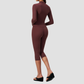 Wholesale Women Slimming Zipper Fitness High Waist Tummy Control Yoga Sports Three-Piece Set