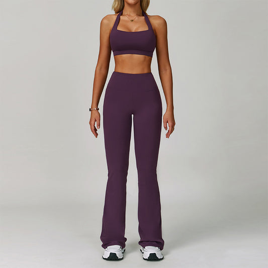 Wholesale Halter Sports Bra + High-waisted | Wonderxfans bulk activewear