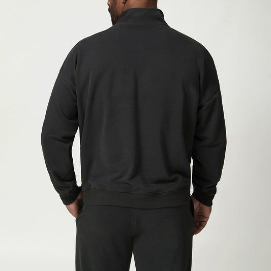 Wholesale Men's zipper sports casual sweatshirt | Wonderxfans bulk activewear