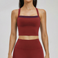 Wholesale fake two contrasting cross back top