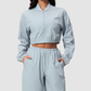 Wholesale Women's UPF50+ Sun-Protection Cropped Zip-Up Jacket – Cool-Touch Stand Collar Athletic Jacket